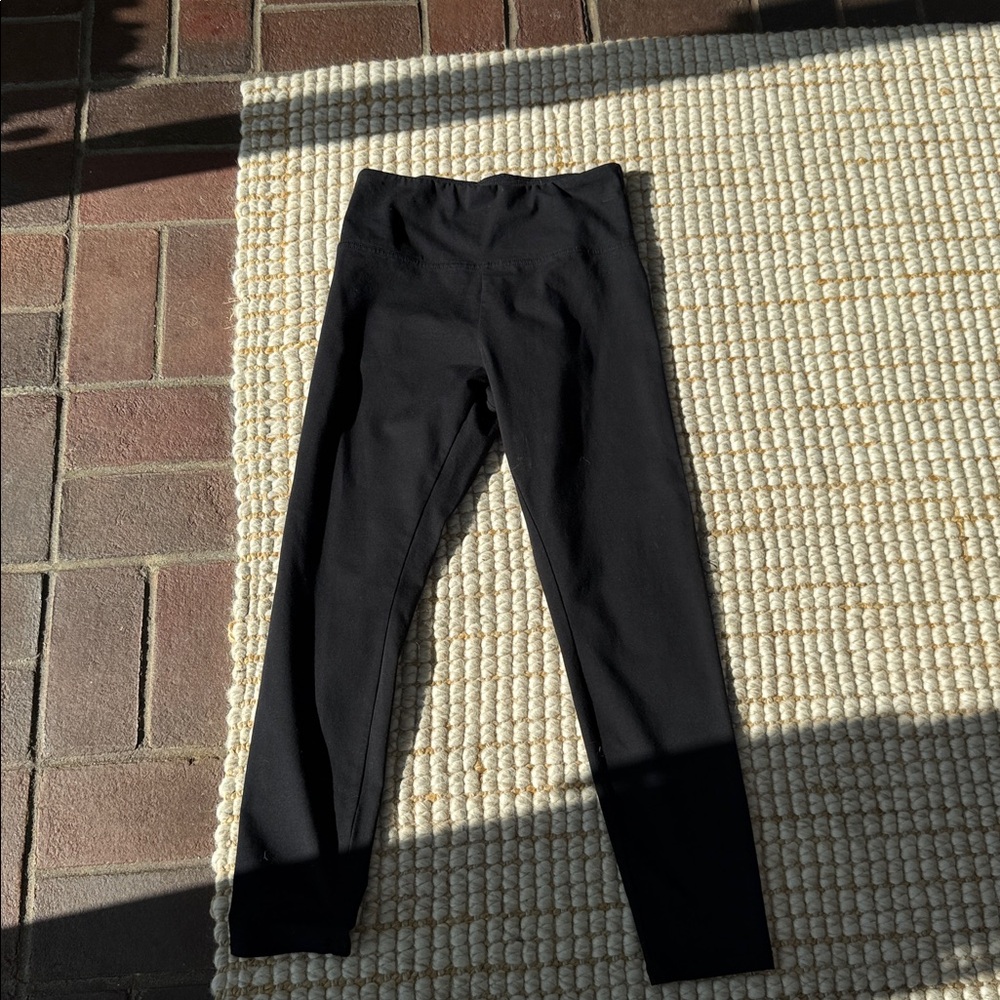 Three Dots Black Leggings